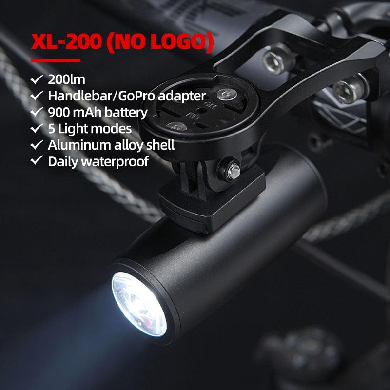 XOSS Bike Light Headlight 400 800 1500 Lm Waterproof USB Rechargeable MTB Front Lamp Head Lights Bicycle Flash Torch XL200