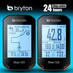 Bryton Rider420 420 420E Rider320 320 320E GPS Bike Computer Bicycle Japanese Italian German Portuguese Spanish Cycling Odometer - Pogo Cycles