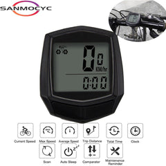 Universal Bicycle Computer Wired Speedometer Digital Waterproof Magnet Sensor Cycling Odometer Multi-Function Bike Accessories - Pogo Cycles